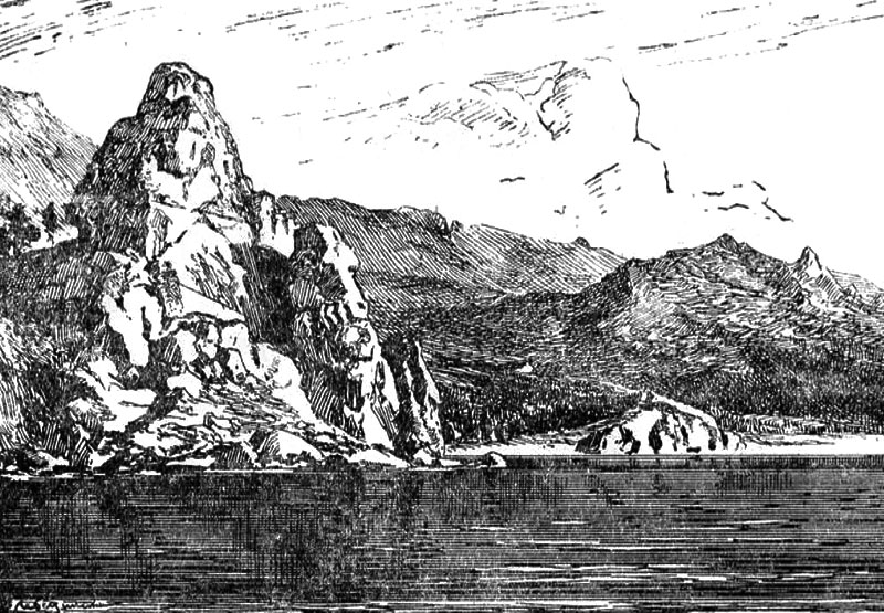 Гроты и пещерки в скалах бухты Песчаной