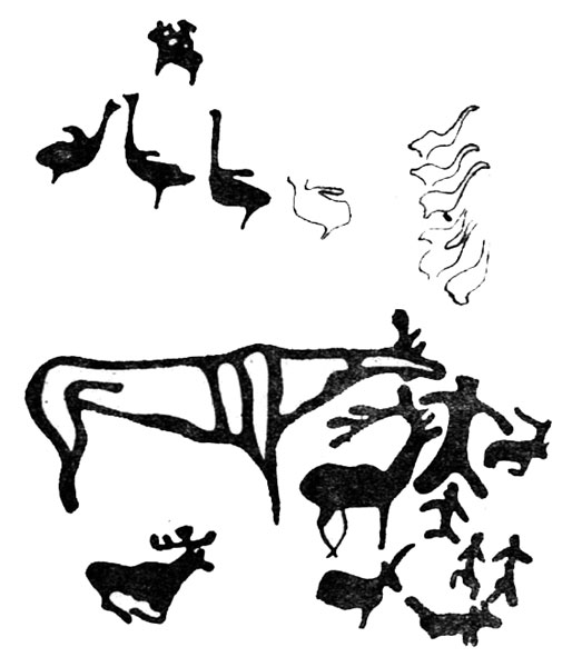 Рисунки на скале Саган-Заба
